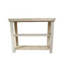 Aparador Rustico Repac Madeiras Pinus 105x35x86 - Marrom-claro - 3