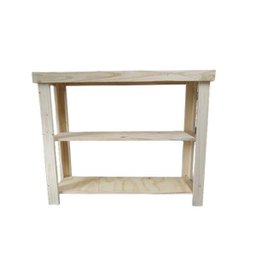 Aparador Rustico Repac Madeiras Pinus 105x35x86 - Marrom-claro - 1