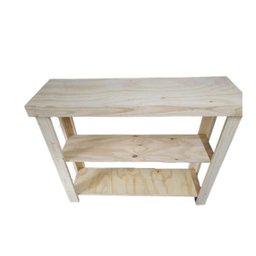 Aparador Rustico Repac Madeiras Pinus 105x35x86 - Marrom-claro - 4