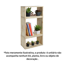 Ver imagem 4 de Nicho Quadrado Compensado Repac Madeiras Pinus 30x15x30 - Marrom-claro