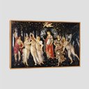 Ver imagem 1 de Quadro Sandro Botticelli A Primavera Tela Moldura Bege 63X42Cm