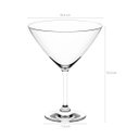 Ver imagem 2 de Taça Para Martini Titânio Copo Dry Cristal Drink 210ml Haus