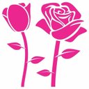 Ver imagem 4 de Kit com 4 Adesivos Rosas - Modelo a
