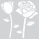 Ver imagem 2 de Kit com 4 Adesivos Rosas - Modelo a