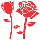 Ver imagem 3 de Kit com 4 Adesivos Rosas - Modelo a