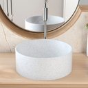 Ver imagem 6 de Cuba Pia para Banheiro Redonda 34cm Sara C08 Branco Granit - Mpozenato