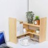 Organizador De Mesa Escritório Home Office Madeira Maciça - 1