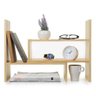 Organizador De Mesa Escritório Home Office Madeira Maciça - 3