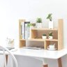 Organizador De Mesa Escritório Home Office Madeira Maciça - 2