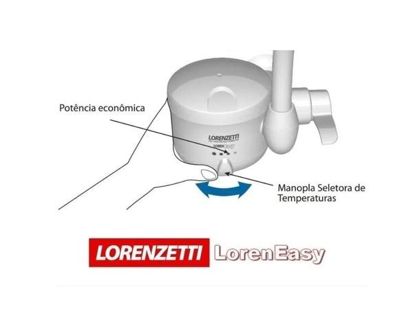 Torneira Elétrica Parede Lorenzetti Easy Loreneasy 1/4 220v - 220V 5500 - 2
