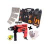 Maleta E Ferramentas 129 Pçs furadeira 500w Mandril 1/2 Fort - 220V - 1