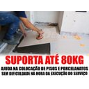 Ver imagem 4 de Kit Suporte de Régua Até 50cm com Ventosa Dupla Até 80Kg