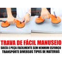Ver imagem 5 de Kit Suporte de Régua Até 50cm com Ventosa Dupla Até 80Kg