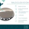 Ralo Redondo 10 cm Inox Ralo Click Inteligente De Banheiro Não É Cromado - 5