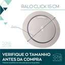 Ver imagem 2 de Ralo Redondo 15 cm Inox Tampa click Inteligente Banheiro lavabo lavanderia alto padrão