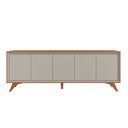 Ver imagem 1 de Buffet Prime 5 Portas e Pés em Madeira Mavaular:naturalle/off