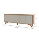 Ver imagem 3 de Buffet Prime 5 Portas e Pés em Madeira Mavaular:naturalle/off