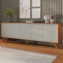 Ver imagem 2 de Buffet Prime 5 Portas e Pés em Madeira Mavaular:naturalle/off