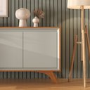 Ver imagem 4 de Buffet Prime 5 Portas e Pés em Madeira Mavaular:naturalle/off