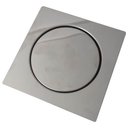 Ver imagem 1 de Ralo Click 15x15 Inox Ralo Inteligente Quadrado para Banheiro Lavabo Lavanderia Alto Padrão