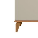 Ver imagem 3 de Buffet 160cm Evora 4 Portas Linea Brasil Canela Off White
