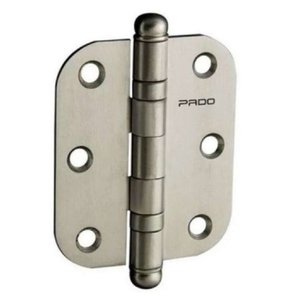 Dobradiça 3.1/2x3 Inox Polido Arredondado C/rolamento Sm3530