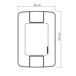 Conjunto 4x2 Detector de Presença Bivolt Tramontina Aria com Fotocélula Branco Tramontina - 2