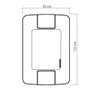 Conjunto 4x2 Detector de Presença Bivolt Tramontina Aria com Fotocélula Branco Tramontina - 2
