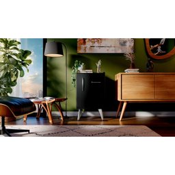 Frigobar Brastemp Retrô 76 Litros Classic Black - Bra08he 220v - 7