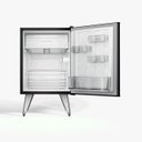 Ver imagem 3 de Frigobar Brastemp Retrô 76 Litros Classic Black - Bra08he 220v