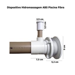 Dispositivo Hidromassagem Abs Piscina Fibra - 5