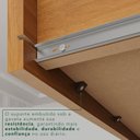 Ver mais imagens de Guarda Roupa Casal 6 Portas 6 Gavetas 100% MDF Itália Plus Off White/Cinamomo