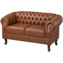 Ver imagem 2 de Namoradeira Chesterfield Duque 2 Lugares em Couríssimo Whisky