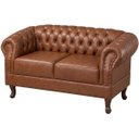 Ver imagem 2 de Namoradeira Chesterfield Duque 2 Lugares em Couríssimo Whisky