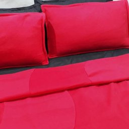 COBERTOR SOLTEIRO KING DUPLO SOFT MAIS DUAS FRONHAS VERMELHO - 5