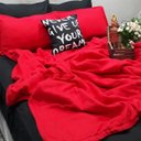Ver imagem 2 de Cobertor Solteiro King Duplo Soft Mais Duas Fronhas Vermelho