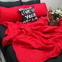 COBERTOR SOLTEIRO KING DUPLO SOFT MAIS DUAS FRONHAS VERMELHO - 2