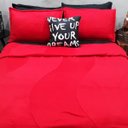 Ver imagem 4 de Cobertor Solteiro King Duplo Soft Mais Duas Fronhas Vermelho