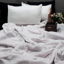 Ver imagem 2 de COBERTOR CASAL COMUM DUPLO SOFT MAIS DUAS FRONHAS BRANCO