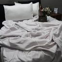 Ver imagem 3 de Cobertor Solteiro Duplo Soft Mais Duas Fronhas Soft Branco