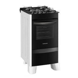 Fogão de Piso Continental 4 Bocas Fc4Vs, Mesa de Vidro, Acendimento Automático, Prata, Bivolt - 1
