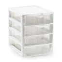 Ver imagem 1 de Gaveteiro Pequeno Branco C/ 4 Gavetas Nitron