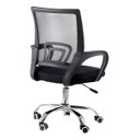 Ver imagem 7 de Kit 2 Cadeiras de Escritório Mesh Assento Estofado Giratória Cor Preto