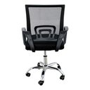 Ver imagem 6 de Kit 2 Cadeiras de Escritório Mesh Assento Estofado Giratória Cor Preto