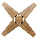Ver imagem 5 de Ventilador de Teto Com Controle Remoto Natuvent Callis No Light 4 Pás Madeira Teca 127v