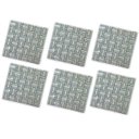Ver imagem 1 de Pastilha de Vidro Adesiva Parede Kit 6 Uni Sala Cozinha Banheiro Sala Decorativa Facil Aplicacao Req
