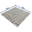Ver imagem 2 de Pastilha de Vidro Adesiva Parede Kit 6 Uni Sala Cozinha Banheiro Sala Decorativa Facil Aplicacao Req