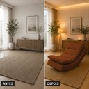 Ver imagem 4 de Poltrona Balance Leve Balanço Bouclé Premium de Luxo para Sala Quarto Conforto Relaxante Terracota