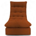 Ver imagem 5 de Poltrona Balance Leve Balanço Bouclé Premium de Luxo para Sala Quarto Conforto Relaxante Terracota