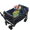 Carrinho Vagao Dobravel Camping Rua Ar Livre Compras Carga Pesada Gatos Caes Pet Portatil Multiuso - 1